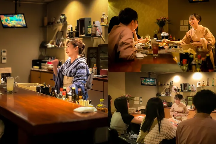 石和温泉スナック体験